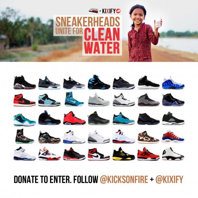 SneakerHeads Unite for Clean Water! 